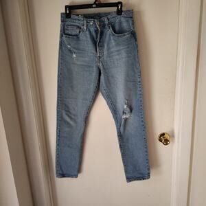 Levi’s 501 Skinny Jeans – Premium, Distressed, Extra Button, 99% Cotton